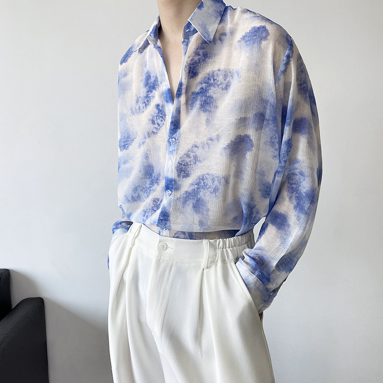 Summer Tulle Long Sleeve Shirt - Image 2