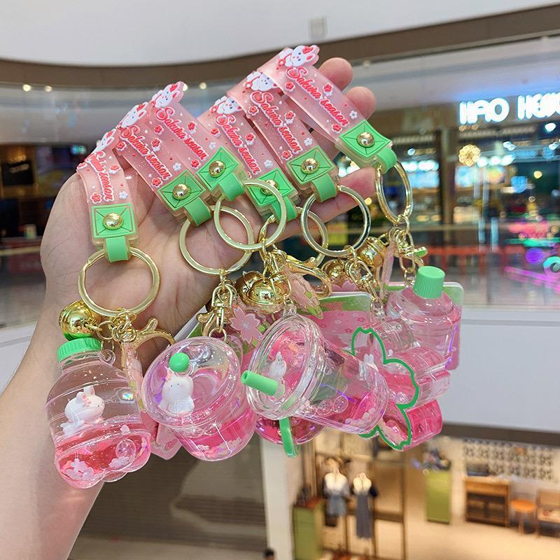 Fashionable Acrylic Pendant Keychain