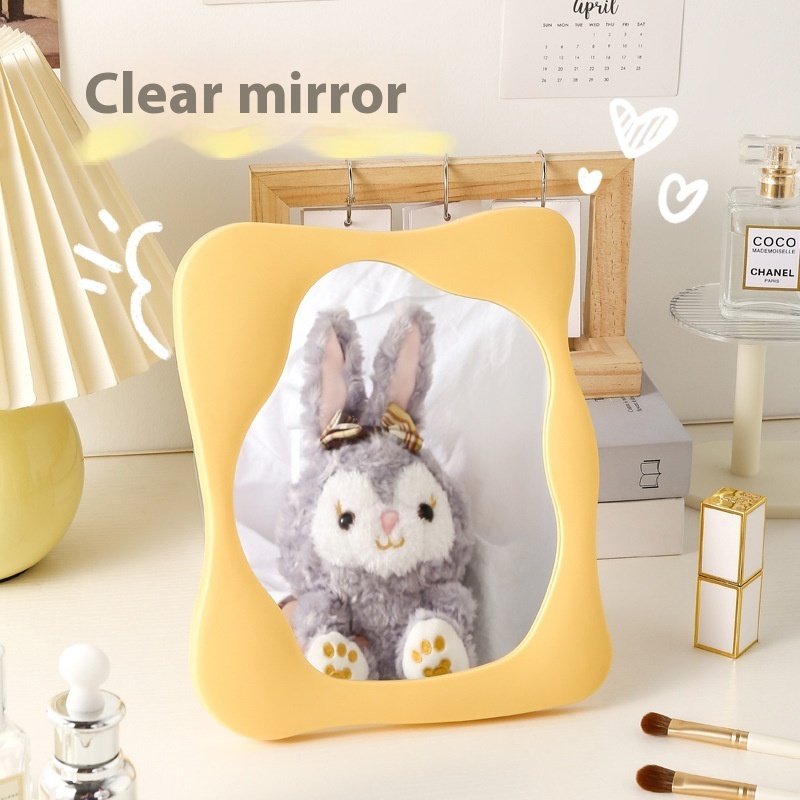Simple Irregular Cosmetic Desktop Mirror