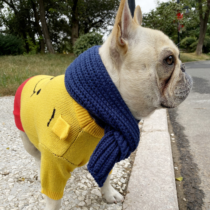 Dog Scarf Fighting Corgi Teddy Bichon Scarf - Image 8