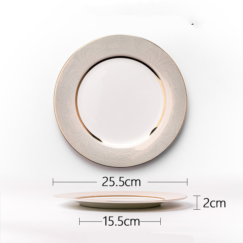 Household Bone China Nordic Light Plates - Image 3
