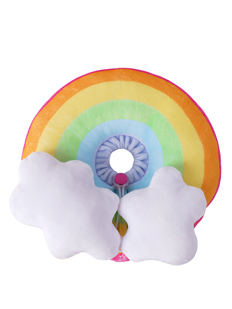 Pet Fashion Rainbow Anti-Lick Collar Cover - Image 5