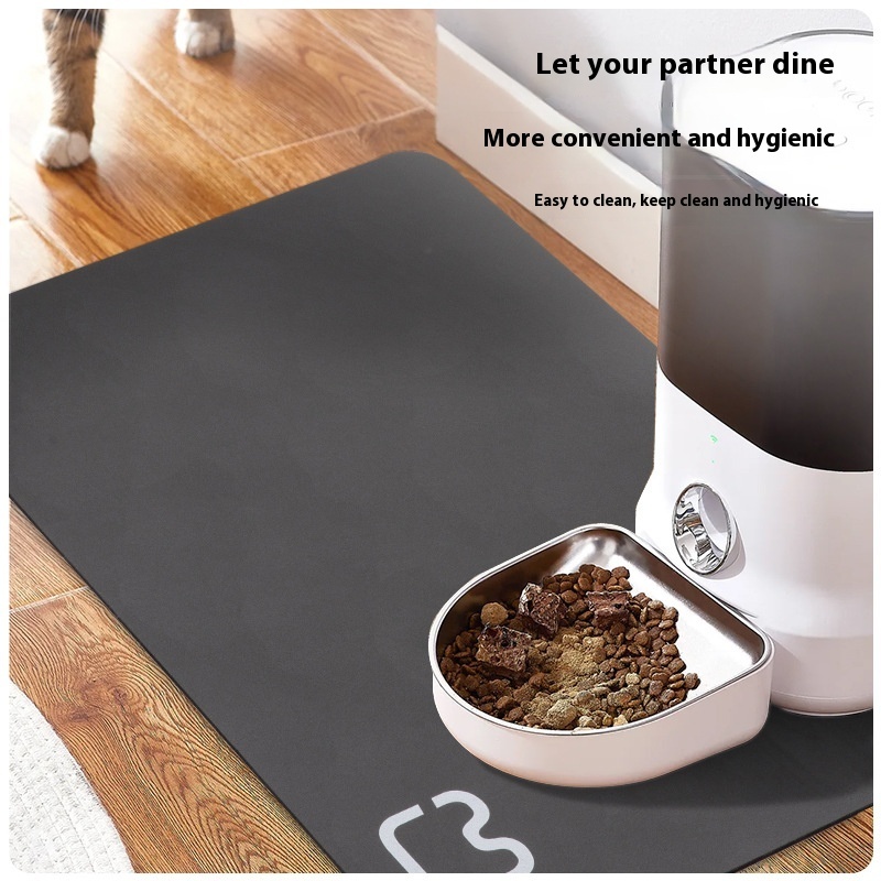 Pet Minimalist Feeding Non-Slip Mat - Image 2