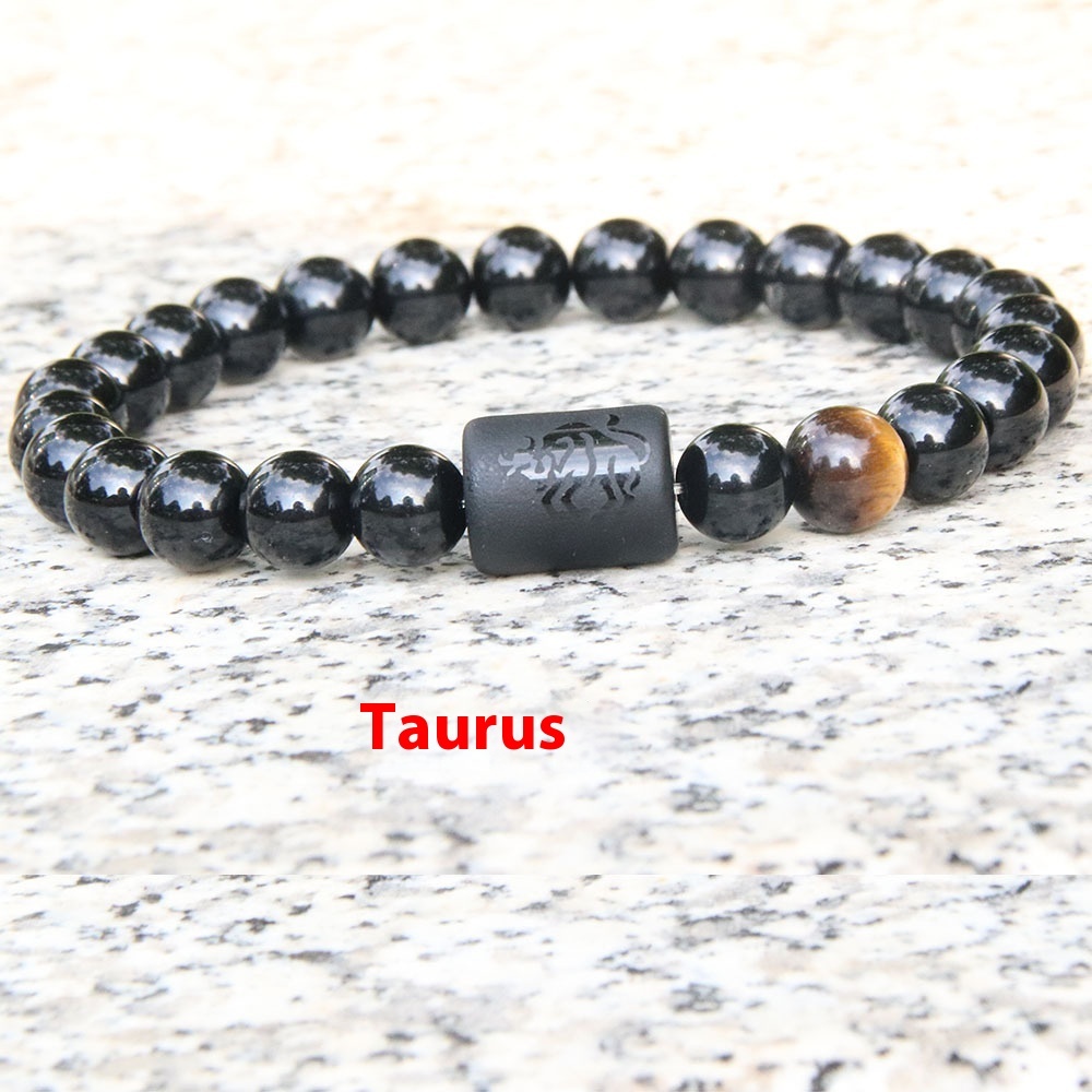 Twelve Constellation Elastic Men Bracelet - Image 7