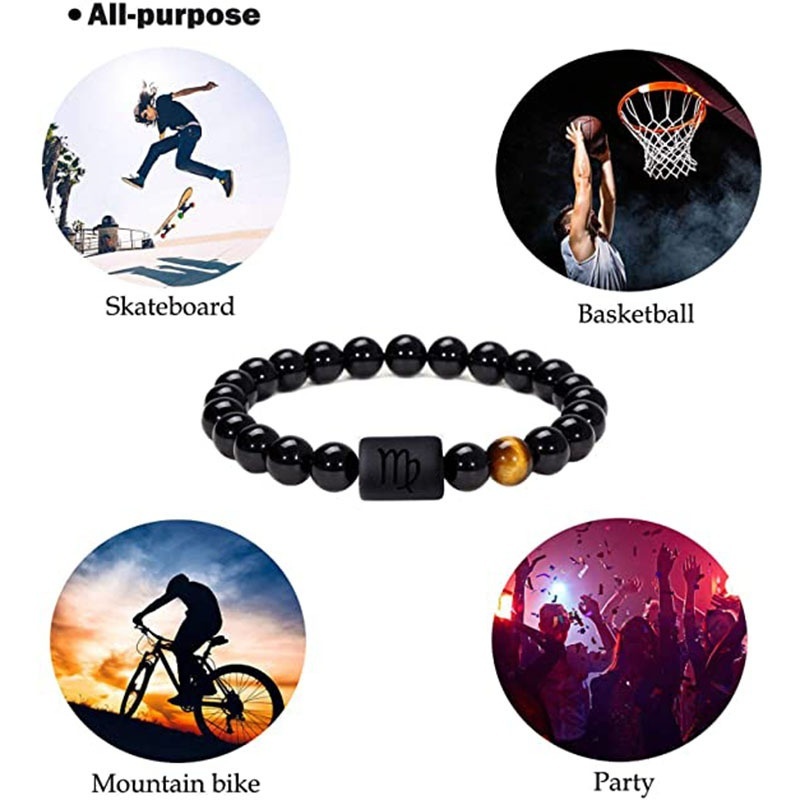 Twelve Constellation Elastic Men Bracelet - Image 9