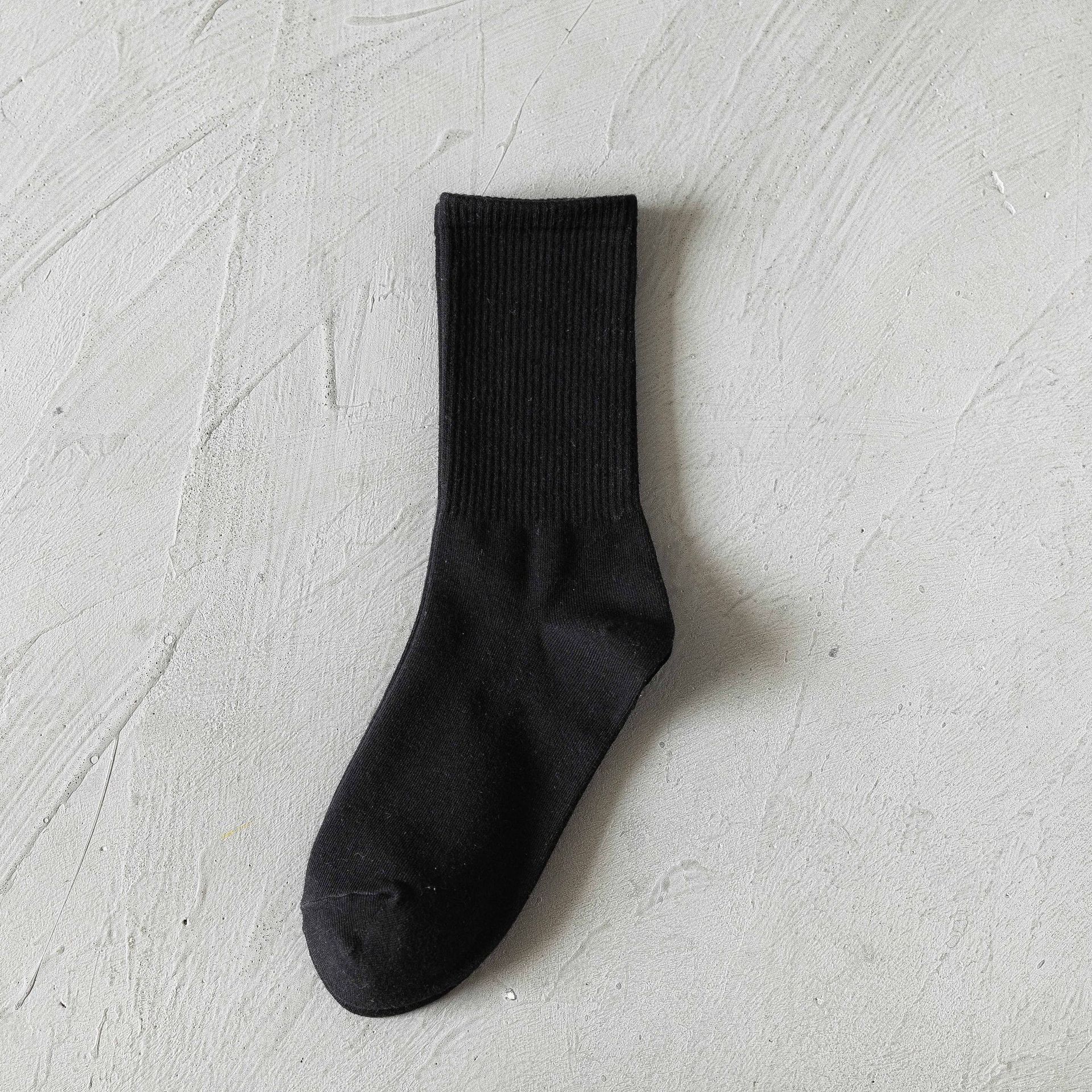 B&W Embroidered Planet Athletic Socks - Image 6