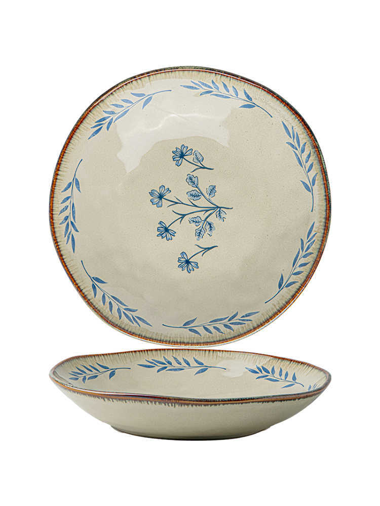 Ceramic 9-Inch Irregular Deep Plates - Image 8