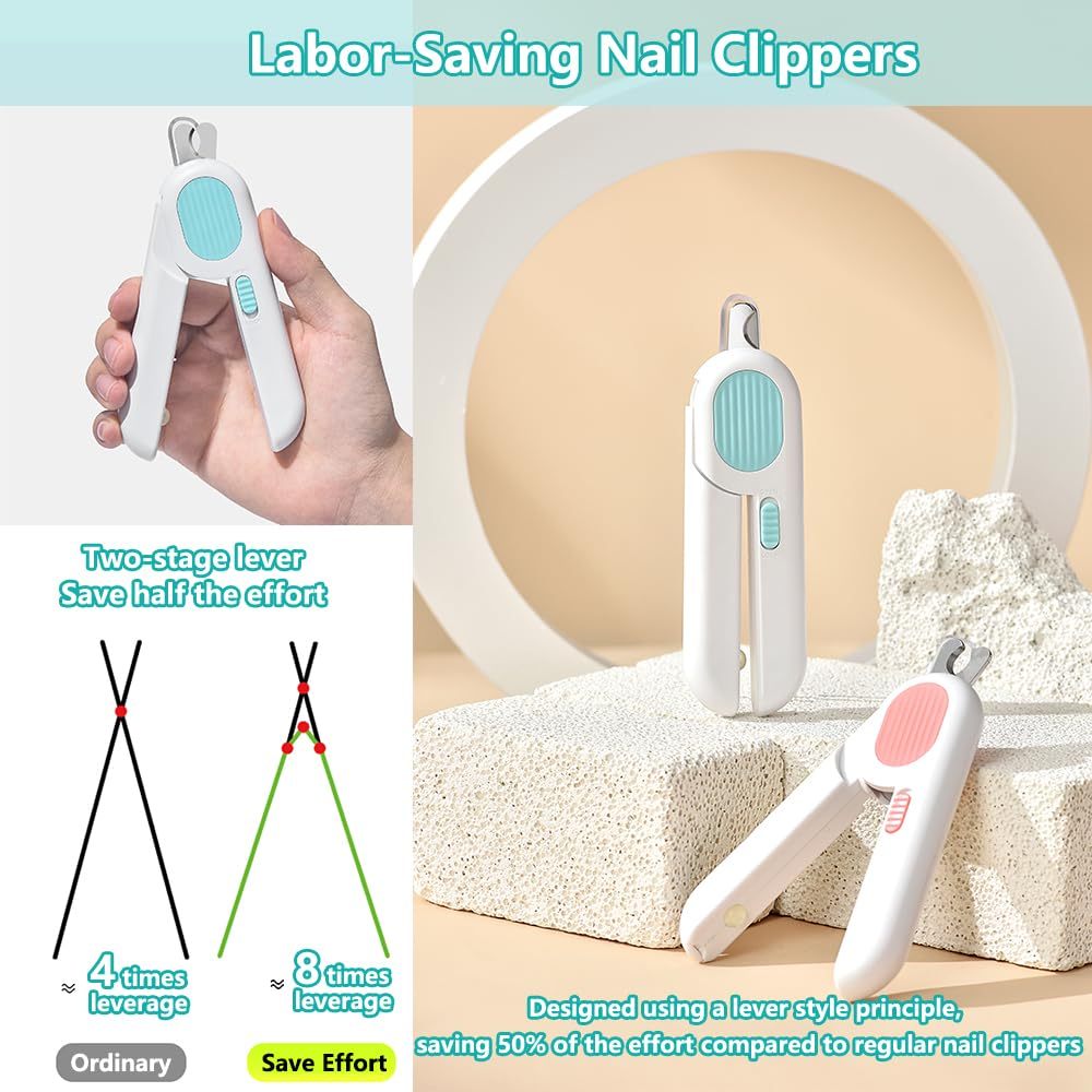Mini Pet Nail Trimmers With LED Light - Image 5