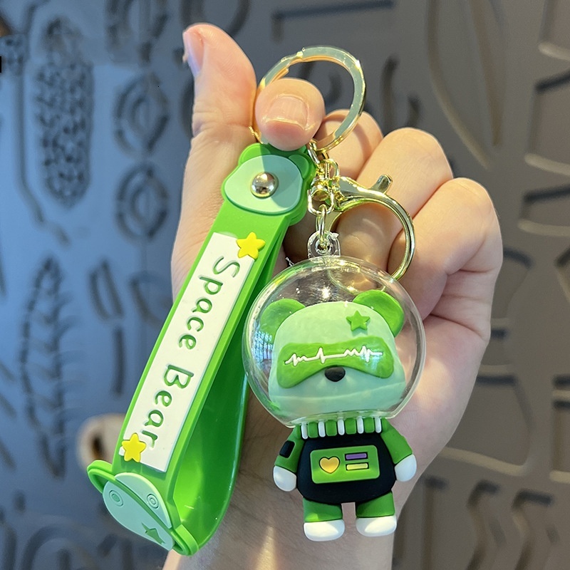 Creative Cute Space Bear Keychain