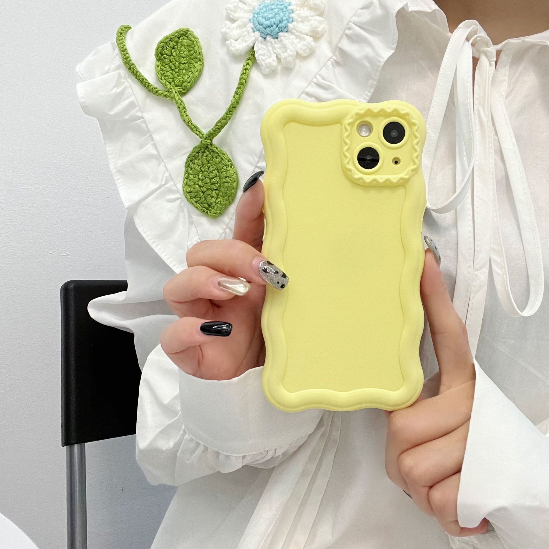 Solid Liquid Cream Wind Phone Case - Image 8