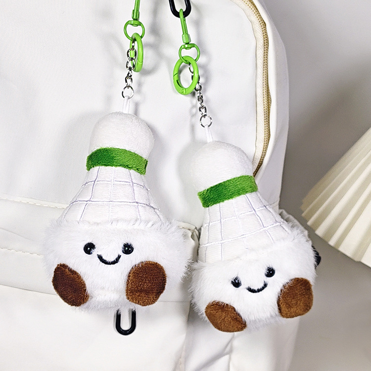 Creative Badminton Plush Toy Keychain