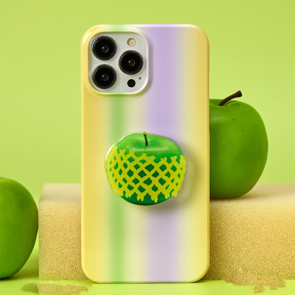 Gradient Stripe Apple Phone Case - Image 2