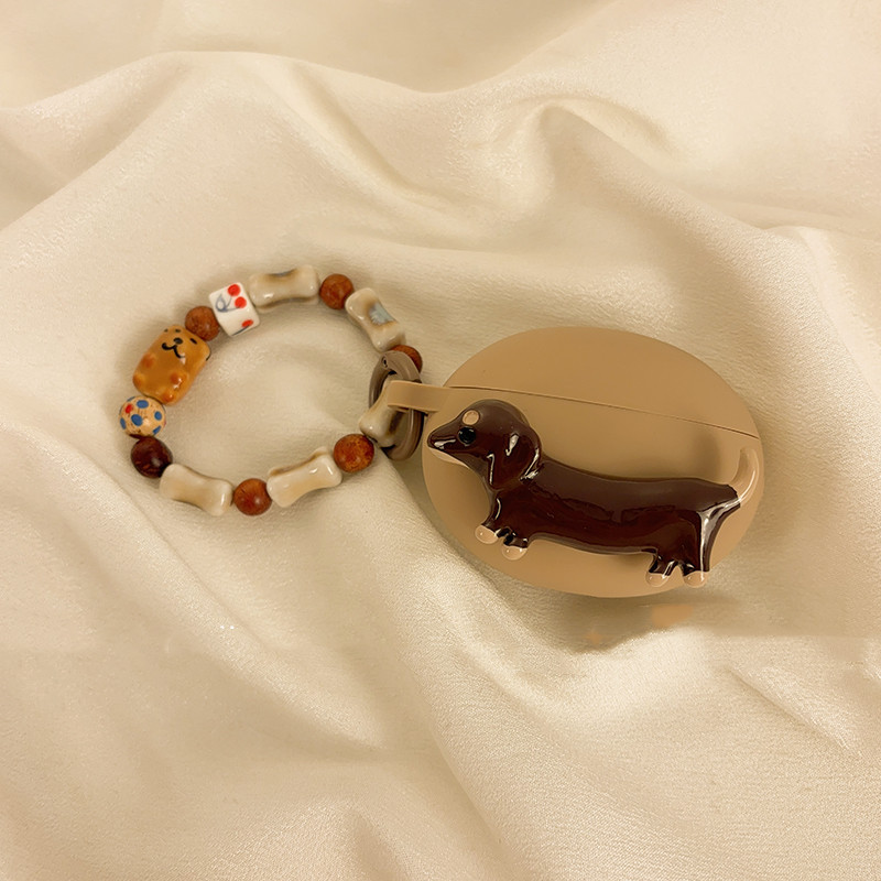Soft Silicone Dog Shell Earphone Case