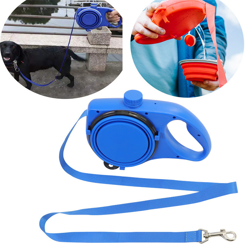 Pet Dog Leash Rope With Water Bottle - Image 3