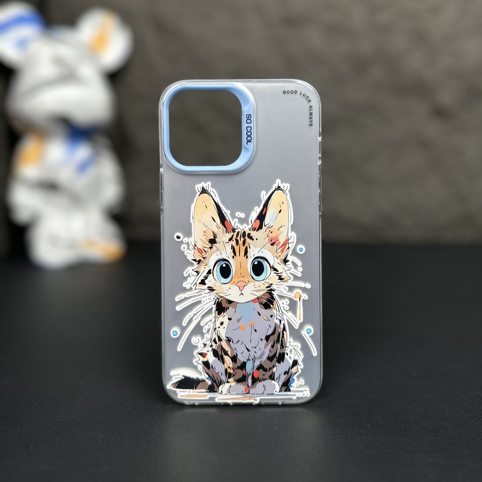 Personalized Silver Cat Phone Case - Image 9