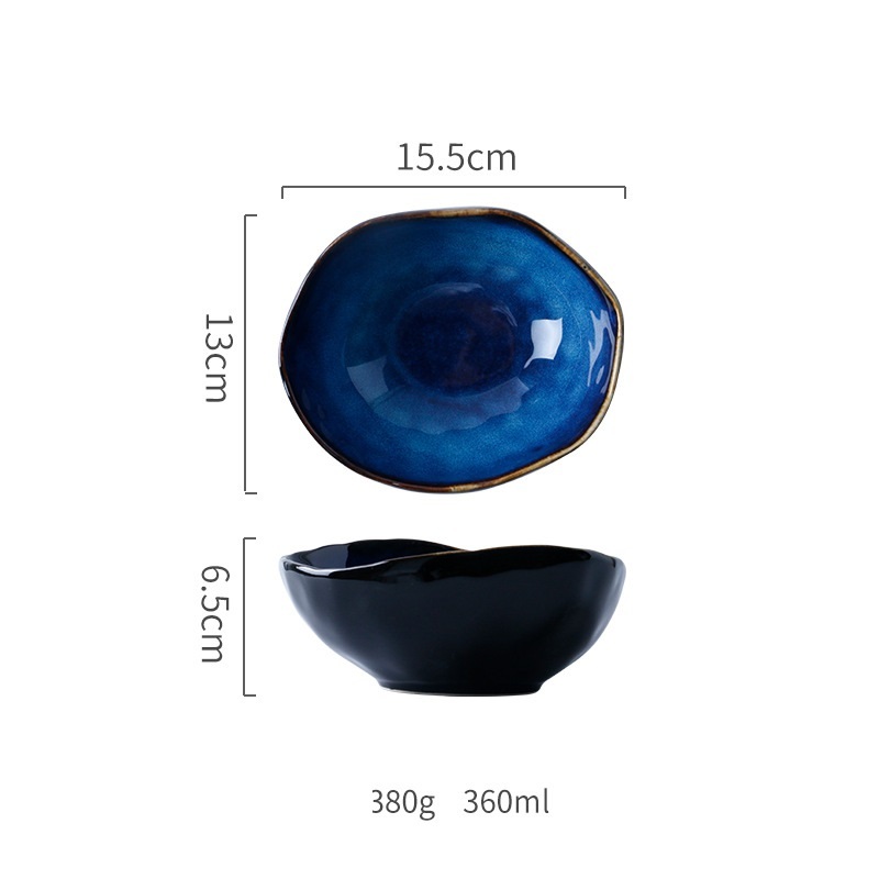Household Ceramic Western Irregular Plates - Image 3