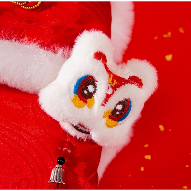 Lion Dance Themed Pet Cheongsam Vest - Image 7