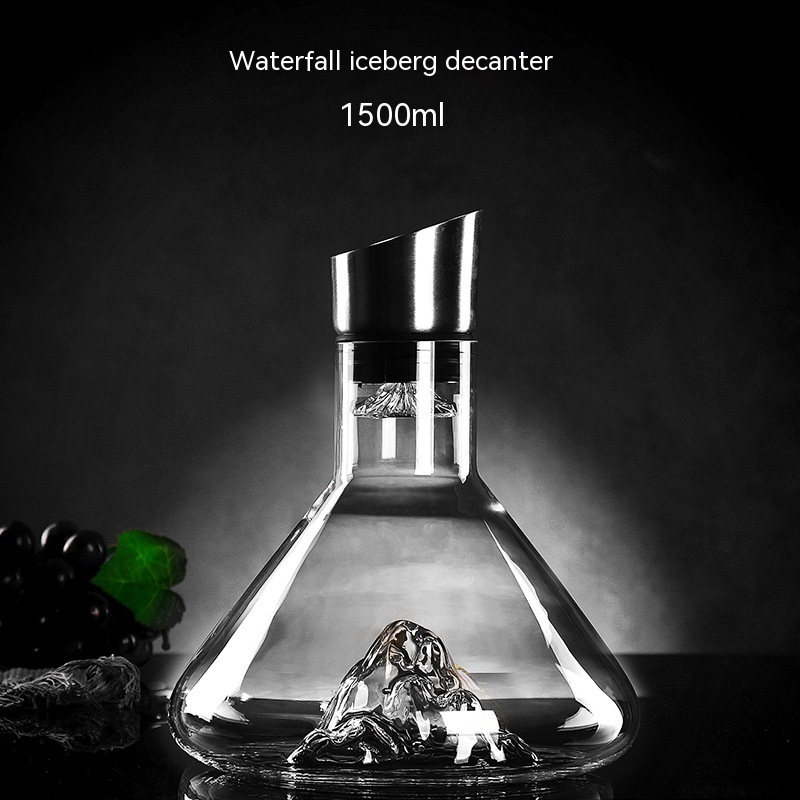 Iceberg Waterfall Fast Red Wine Decanter - Image 2