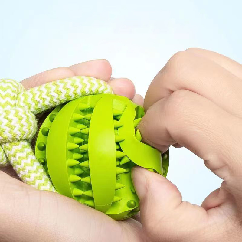 Interactive Hemp Rope Dog Treat Balls - Image 2