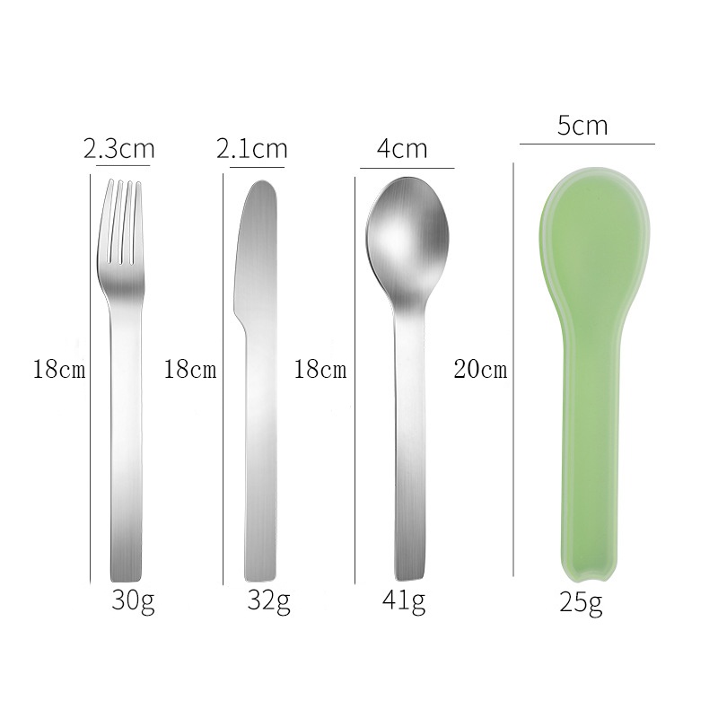 Stainless Steel Travel Convenient Cutlery Set - Image 2