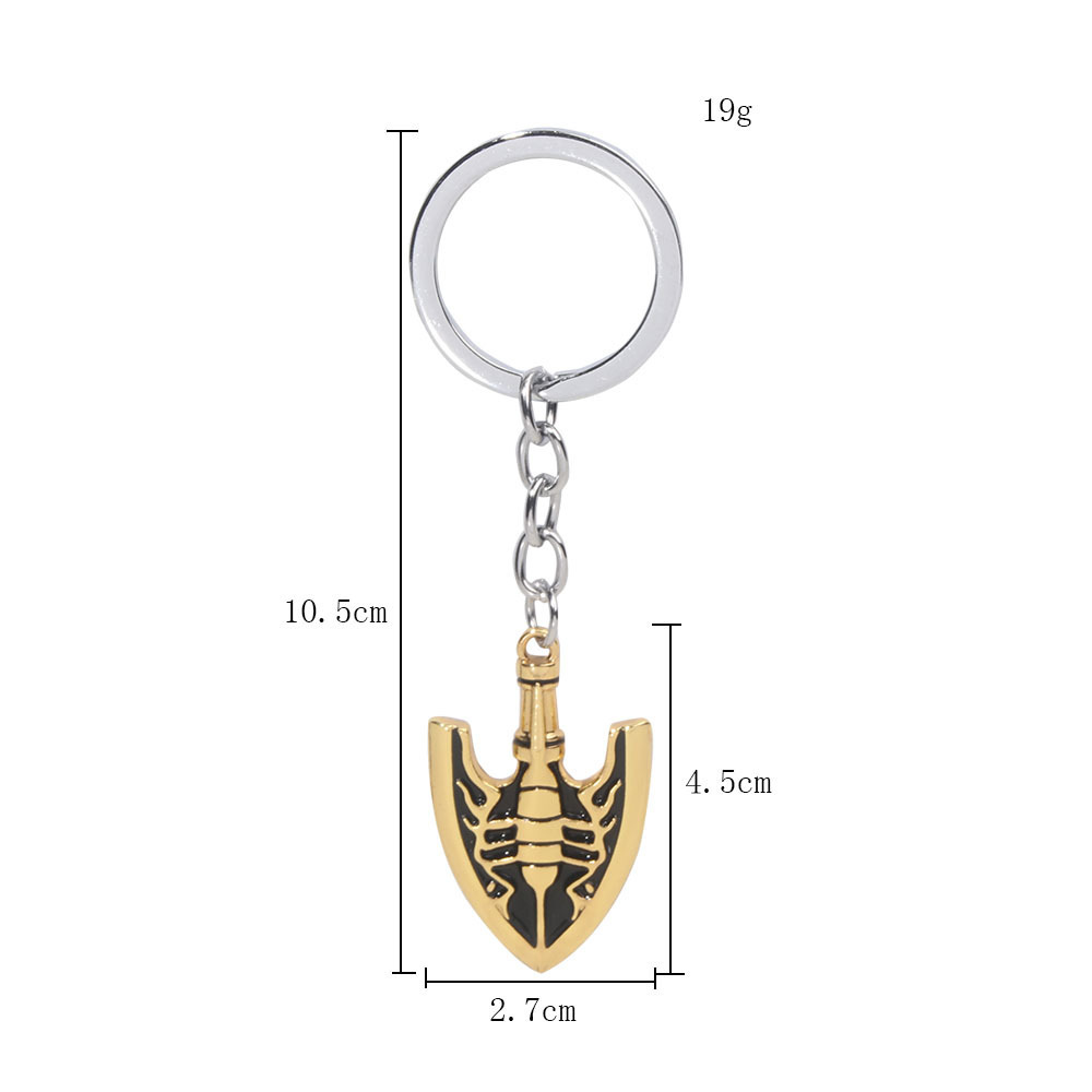 Fashion Gold Arrow Keychain Necklace - Image 3