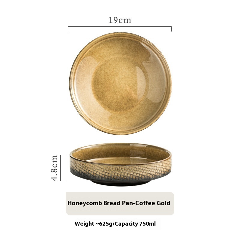 Japanese Ceramic Round Dinner Plate - Image 6