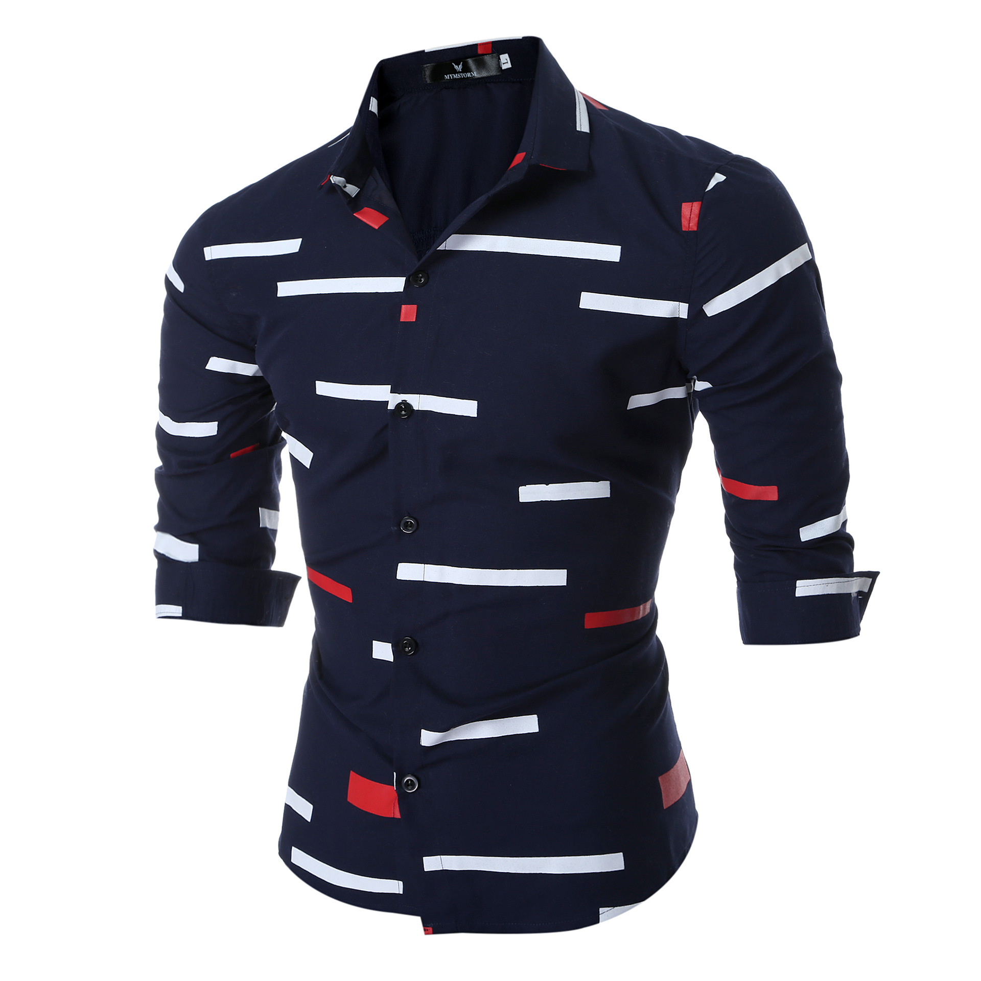 Geometric Printed Shirt - Image 7