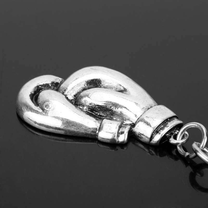 Boxing Gloves Metal Keychain Pendant - Image 3
