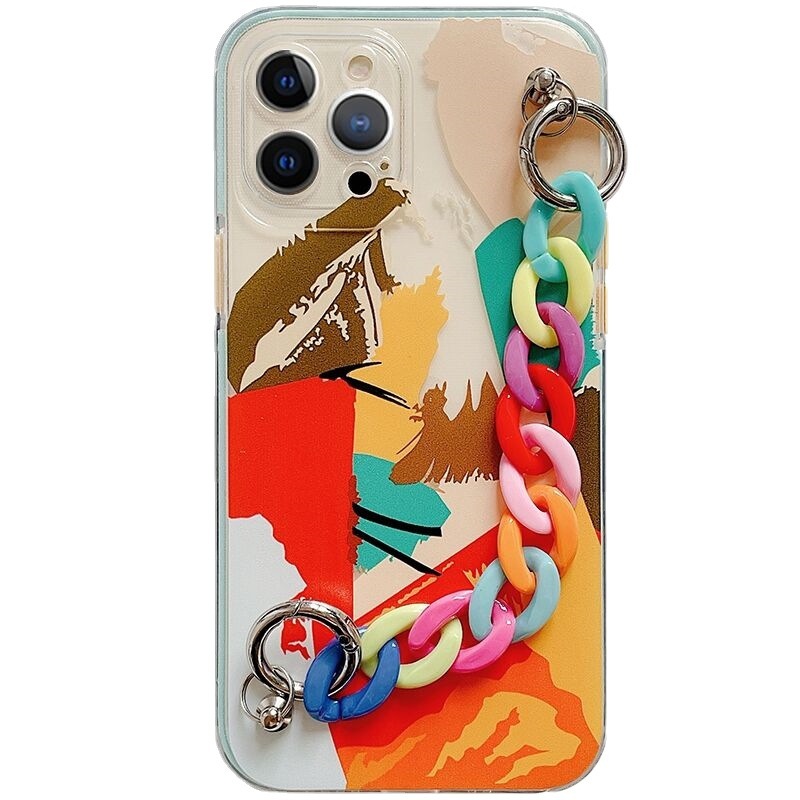 Silicone Color Wrist Chain Phone Case - Image 4