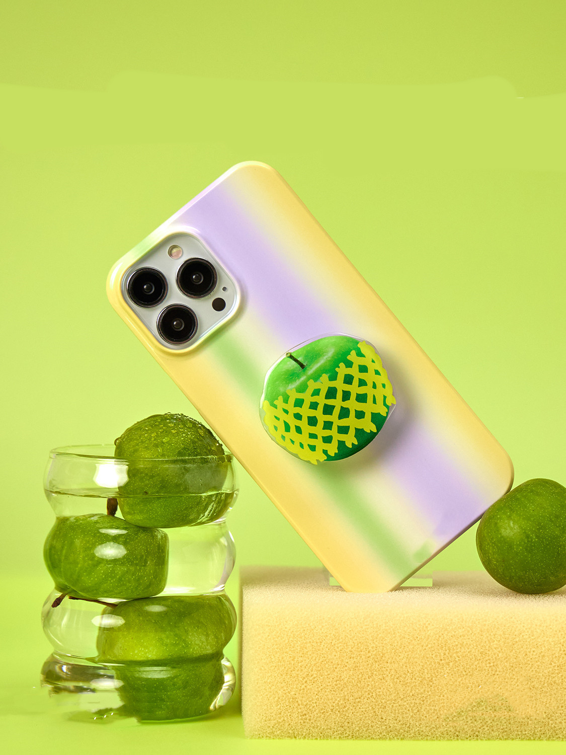 Gradient Stripe Apple Phone Case - Image 4