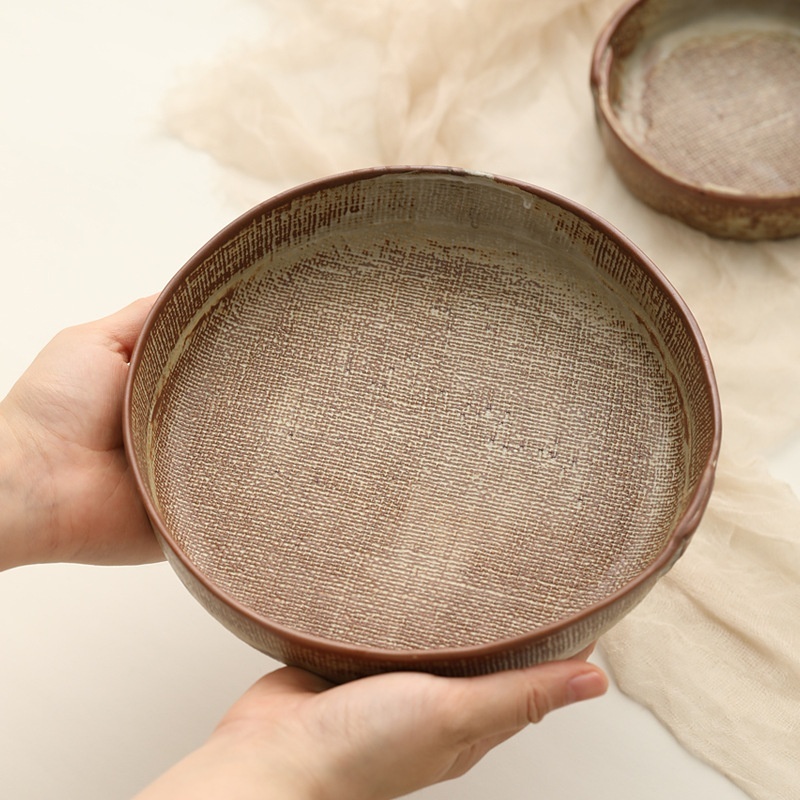 Creative Retro Ceramic Deep Plates - Image 6