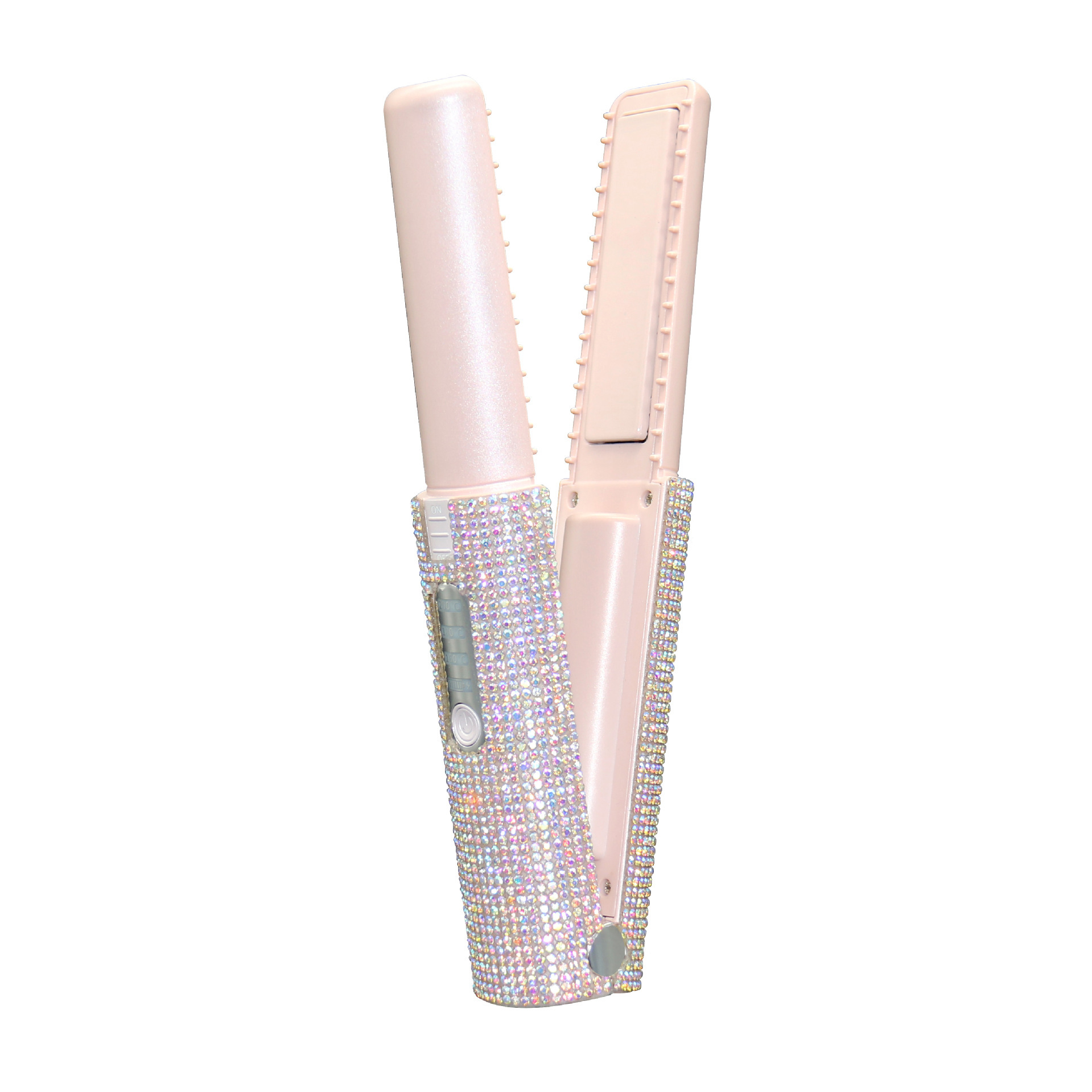 2-In-1 Electric USB Hair Straightening Brush - Image 2