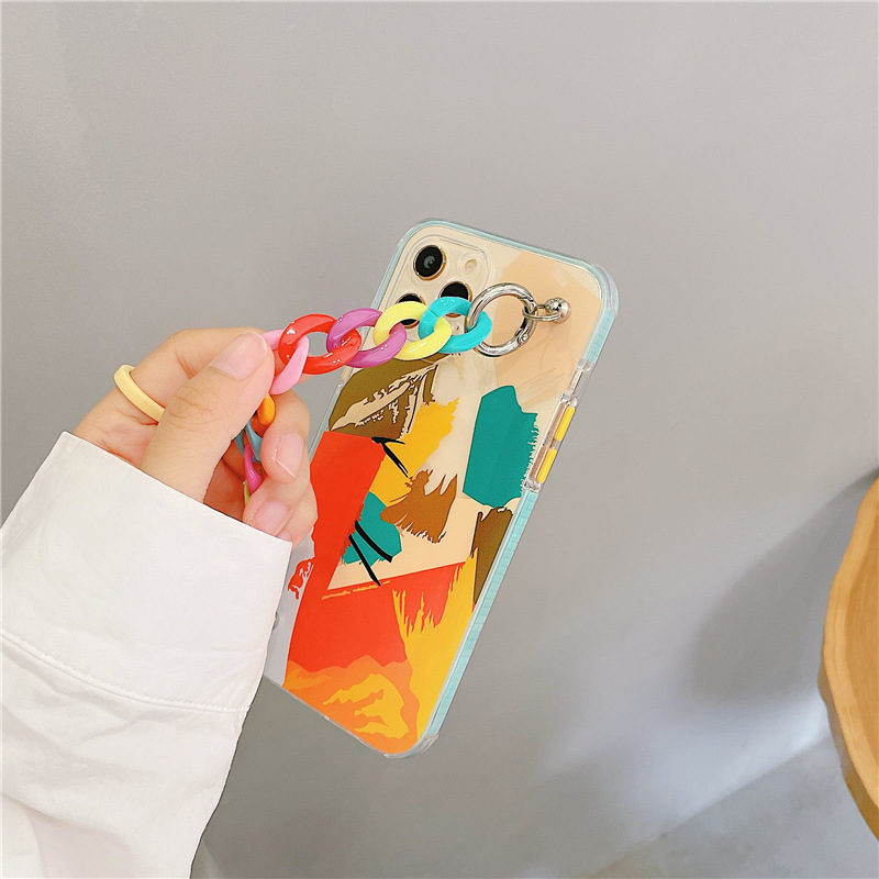 Silicone Color Wrist Chain Phone Case - Image 5
