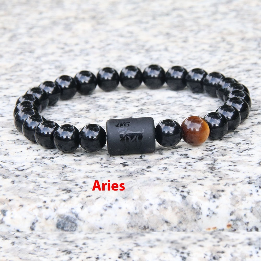 Twelve Constellation Elastic Men Bracelet - Image 10