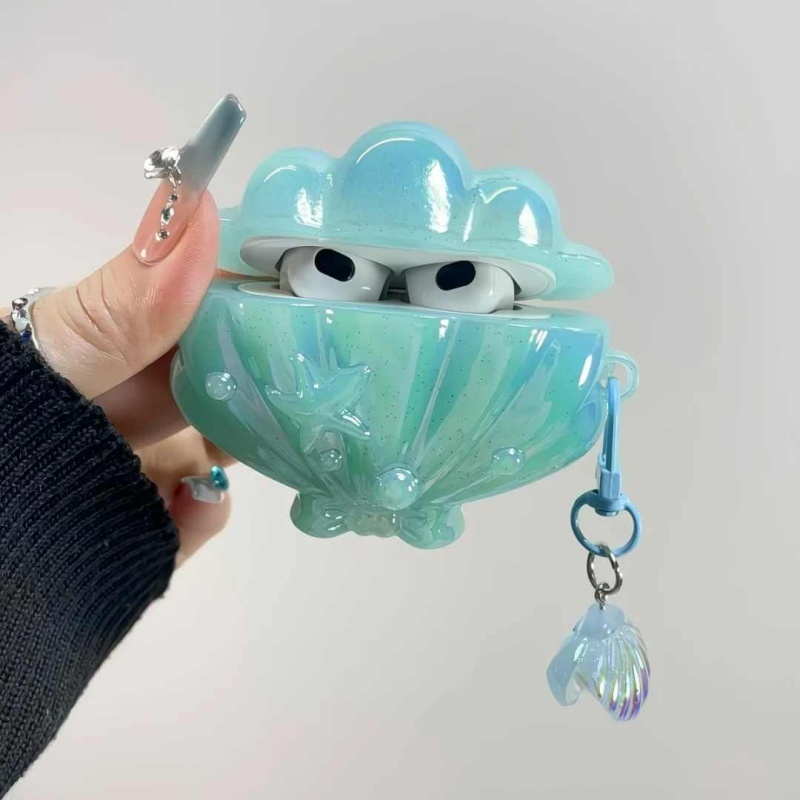 Silicone Sea Shell Shockproof Earphone Case