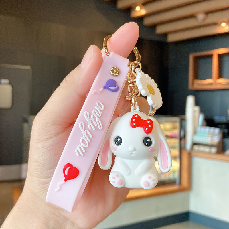 Cute Soft Rubber Doll Keychain - Image 3
