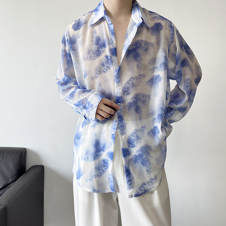 Summer Tulle Long Sleeve Shirt - Image 5