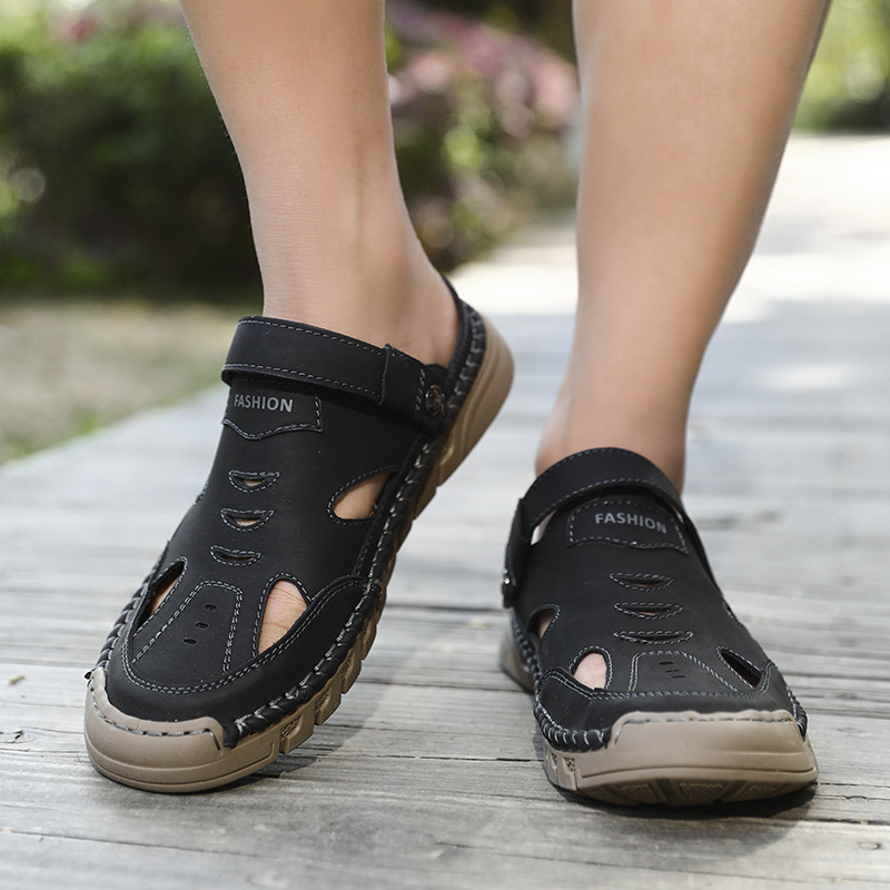 Closed Toe Plus Size Sandals for Men