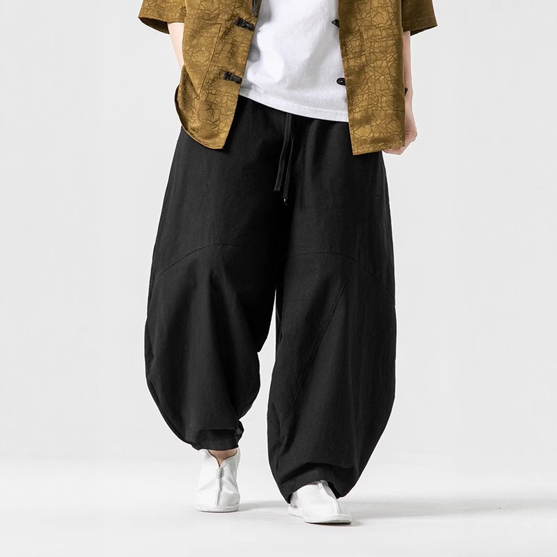 Hanfu Baggy Relaxed-Fit Casual Pants - Image 8