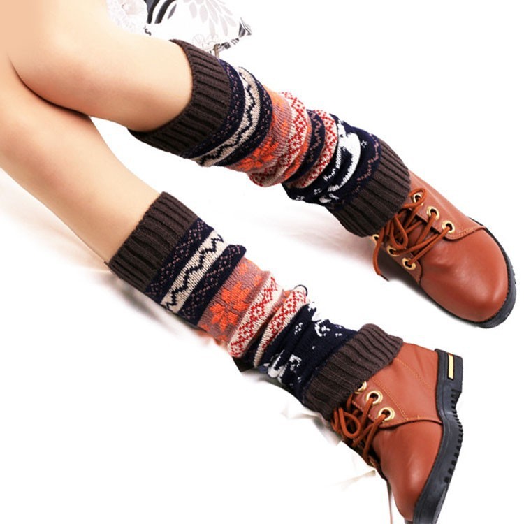 Women Warm Loose Cute Deer Socks - Image 5