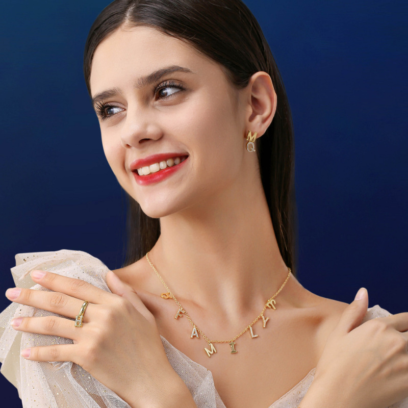DIY Fashion Simple Zircon Necklace