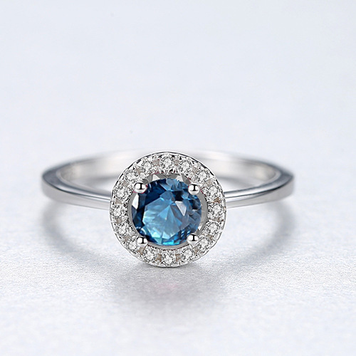 Fashion Multi-Color S925 Silver Ring - Image 3