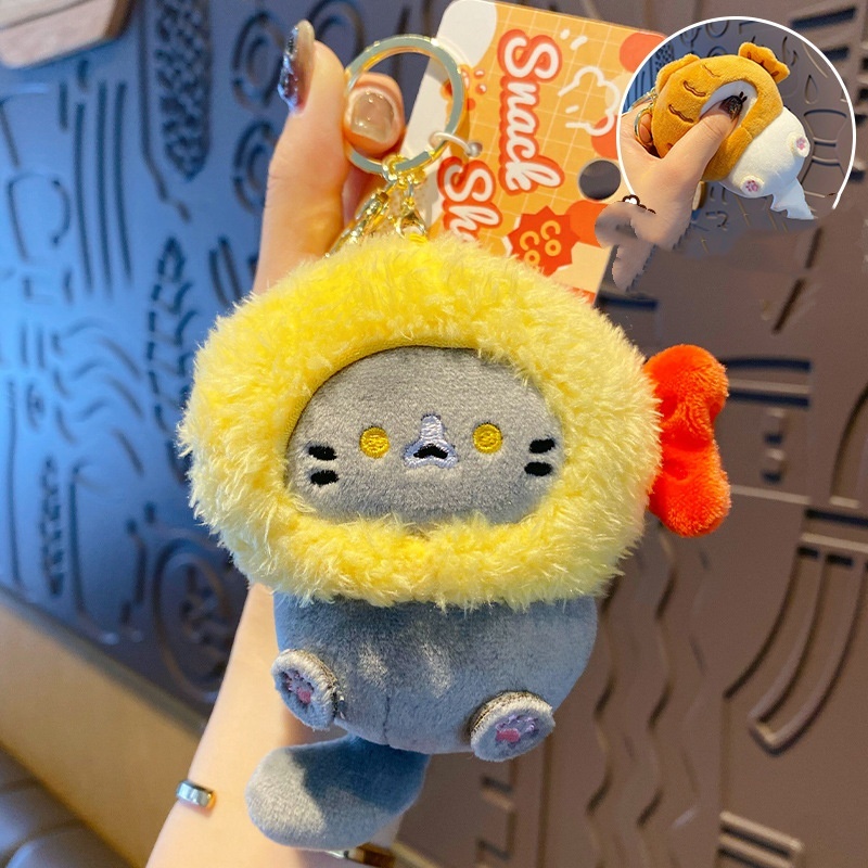 Plush Cocoa Snack House Keychain - Image 4