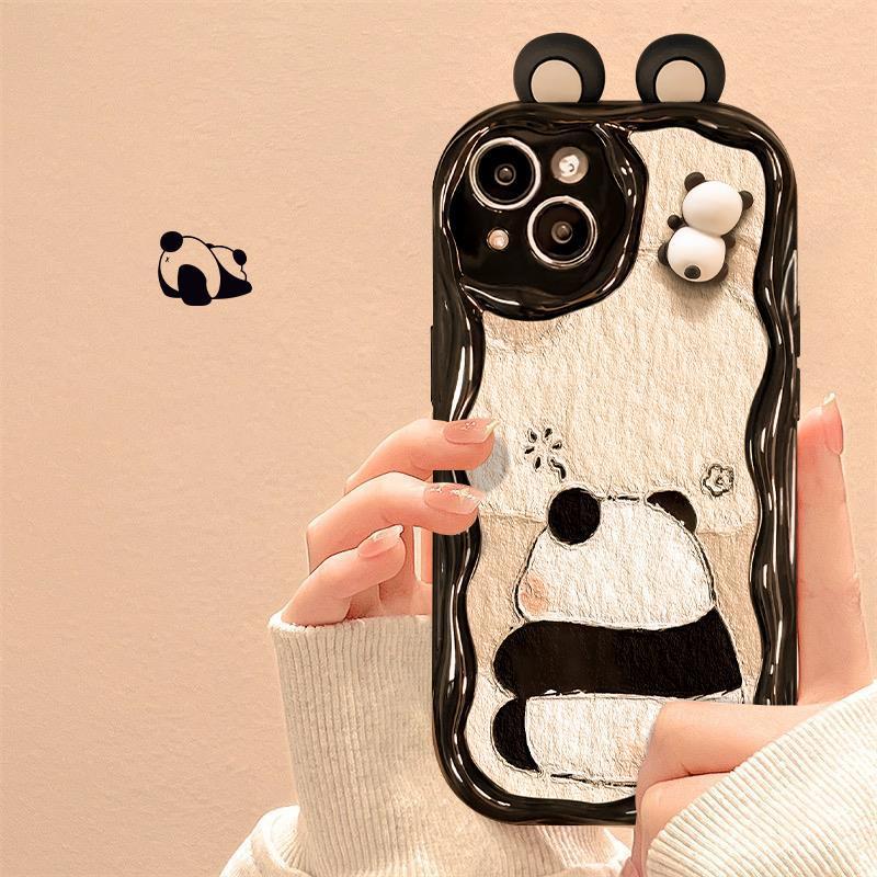 3D Cartoon Panda Doll Phone Case - Image 6