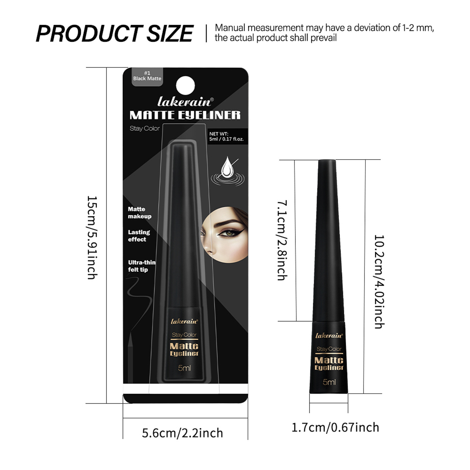 Sweat Resistance Long-Lasting Smudge-Free Eyeliner - Image 3