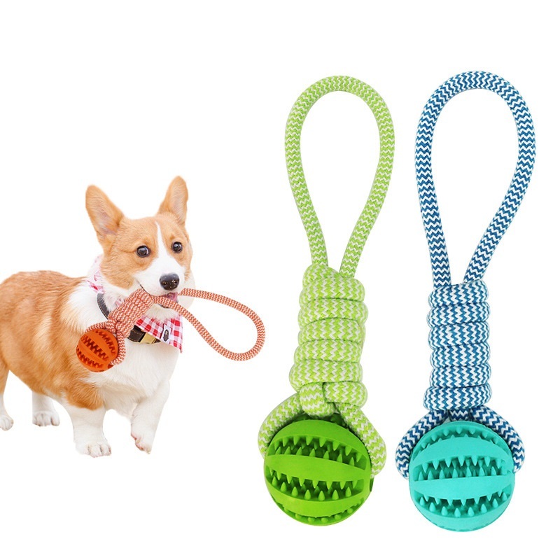 Interactive Hemp Rope Dog Treat Balls