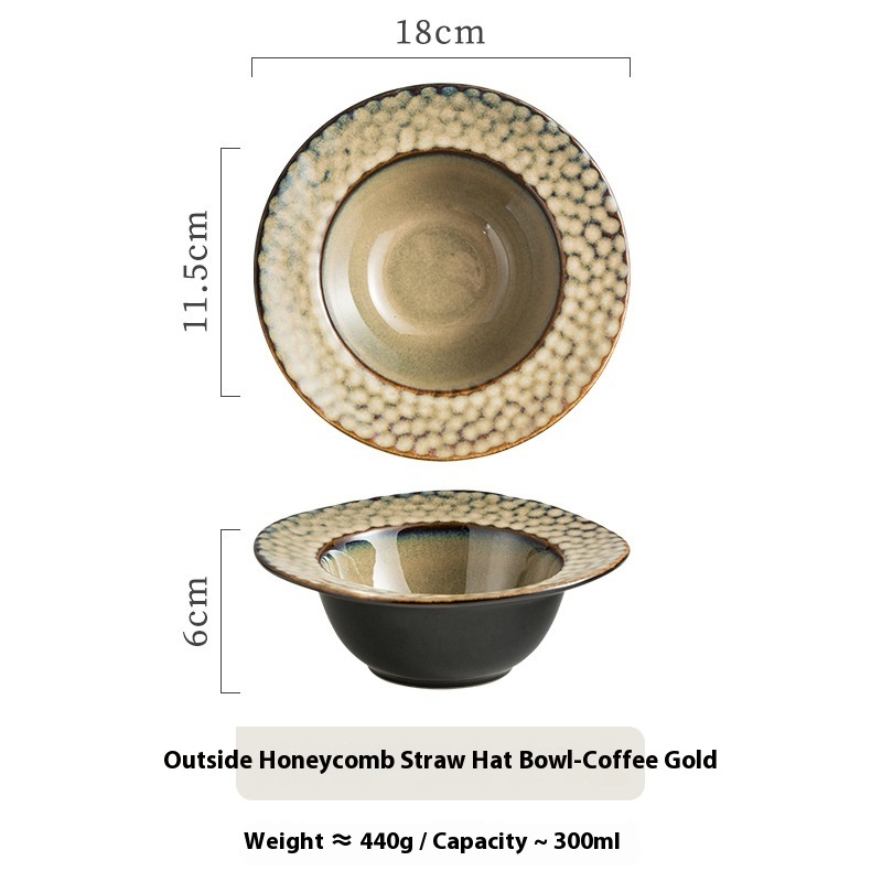 Japanese Style Thick Soup Deep Plates - Image 5