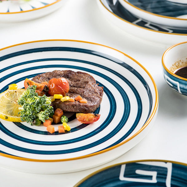Western Dinner Four Home Steak Plates - Image 2