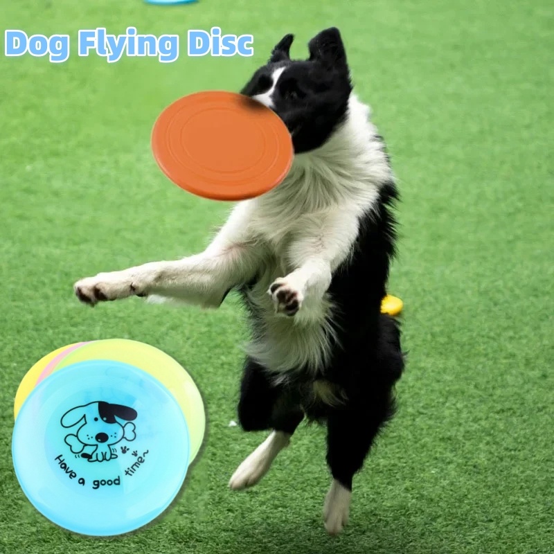 Pets Silicone Flying Saucer Funny Toy