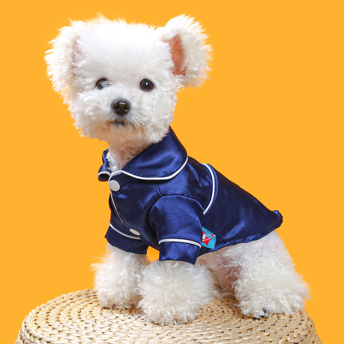 Comfortable Silk Pet Clothing Pajamas - Image 3